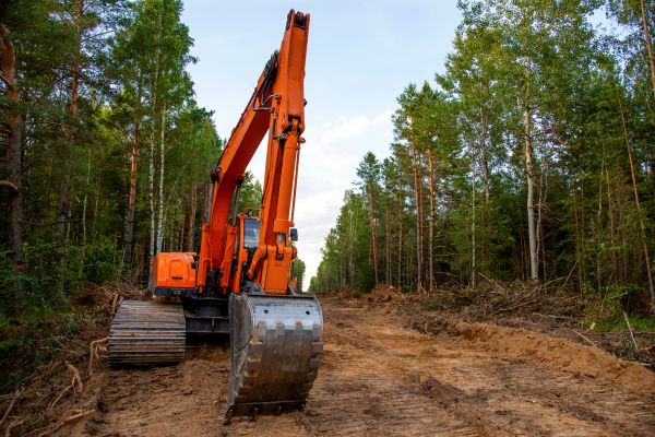 Cost of Backhoe Land Clearing in Bloomington
